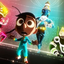 Il super team di Sanjay: una scena del cortometraggio d'animazione