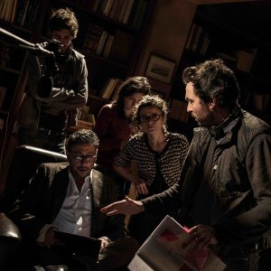 In Treatment: Saverio Costanzo dà delle indicazioni a Sergio Castellito durante le riprese