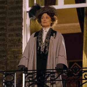 Suffragette: Meryl Streep prima del discorso tenuto alle militanti