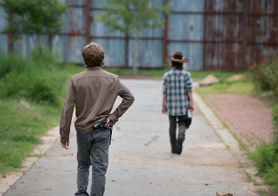 The Walking Dead: una scena dell'episodio Heads Up