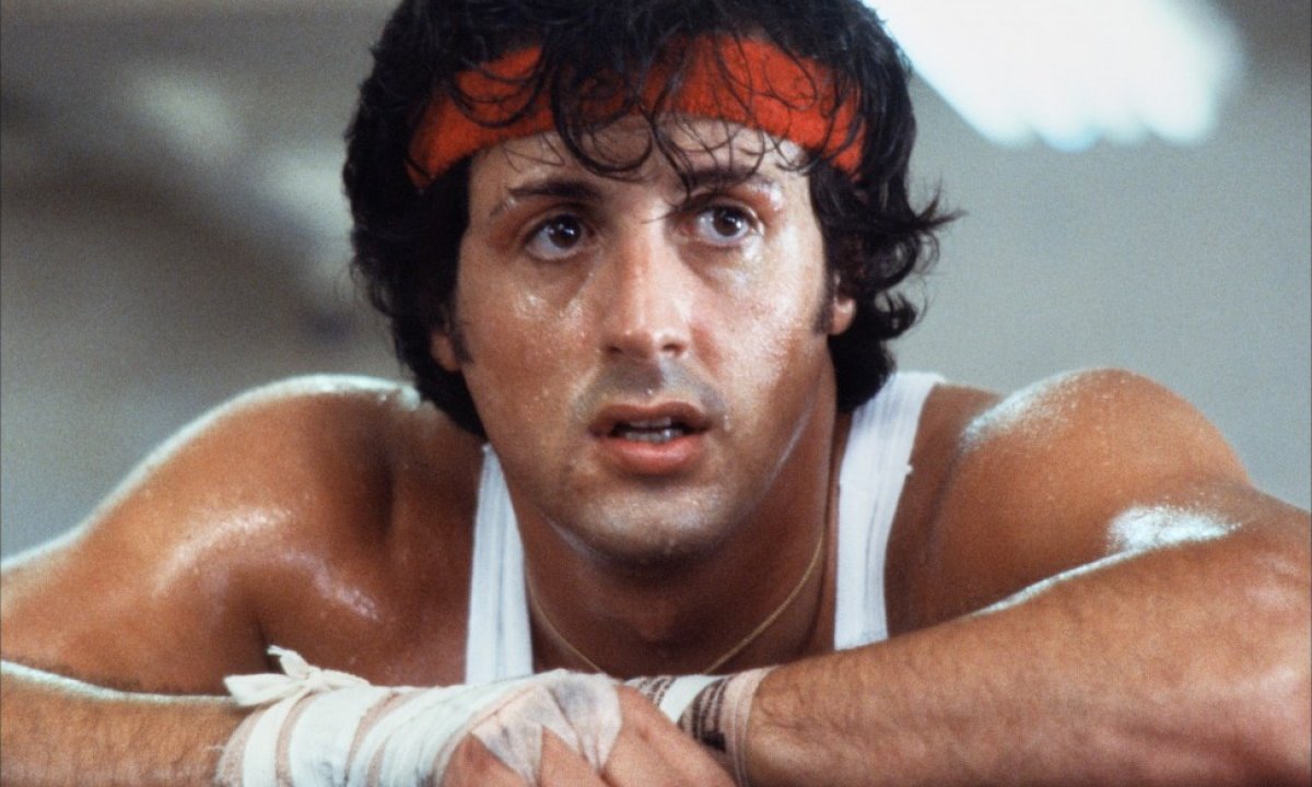 Sylvester Stallone in una scena di Rocky