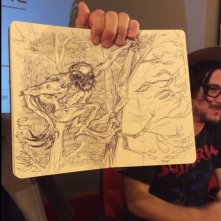 The Hallow: Corin Hardy mostra i suoi schizzi in conferenza a Torino 2015