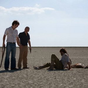 La isla mínima: Raúl Arévalo e Javier Gutiérrez in una scena