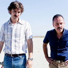 La isla mínima: Raúl Arévalo e Javier Gutiérrez in una scena del film