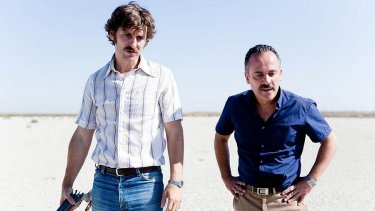 La isla mínima: Raúl Arévalo e Javier Gutiérrez in una scena del film