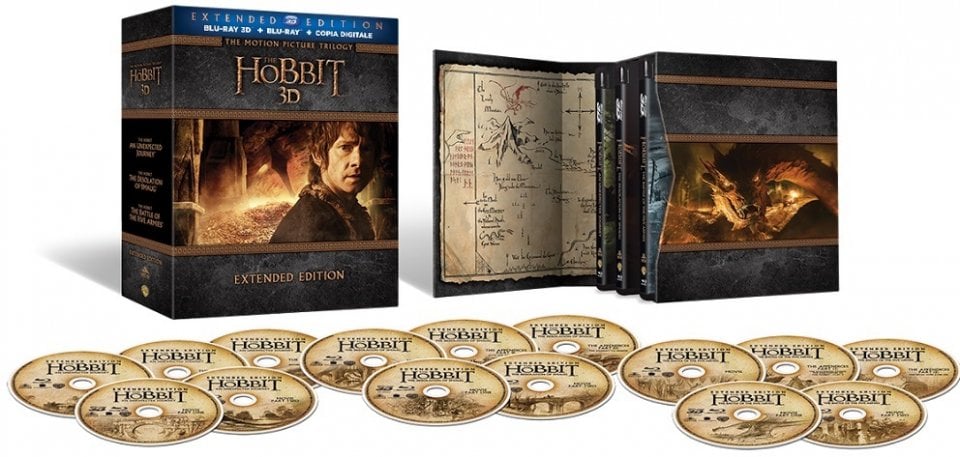 Il package di Lo Hobbit - La trilogia Extended Edition