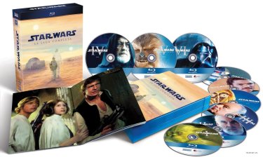 Star Wars - La Saga Completa, 9 Blu-ray: un'immagine della confezione