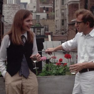 Io e Annie: Woody Allen e Diane Keaton in una scena
