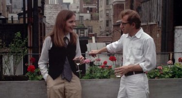 Io e Annie: Woody Allen e Diane Keaton in una scena