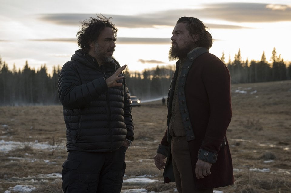 Revenant - Redivivo: Alejandro Gonzalez Iñárritu e Leonardo DiCaprio insieme sul set