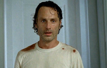 The Walking Dead: Andrew Lincoln in una foto di L'inizio e la fine