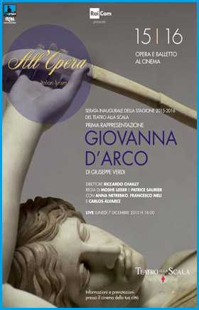 Locandina di Giovanna d'Arco - Teatro alla Scala