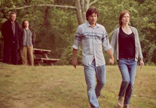La famiglia Fang: Jason Bateman e Nicole Kidman (in primo piano) in una scena del film