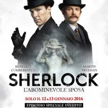 Sherlock: il poster italiano per l'episodio speciale di Natale, L'abominevole sposa.
