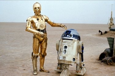 Immagine del personaggio C-3PO del film Star Wars in edizione limitata con fotogramma 