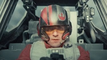 Star Wars: Il risveglio della forza, Oscar Isaac in una scena del film