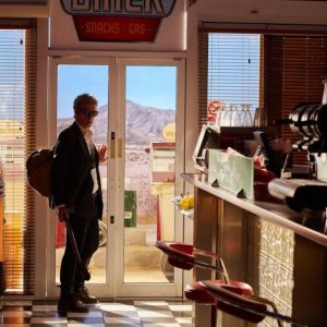 Doctor Who: l'attore Peter Capaldi in una scena della puntata Hell Bent