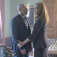 Homeland: Mark Ivanir e Miranda Otto in una foto dell'episodio The Litvinov Ruse