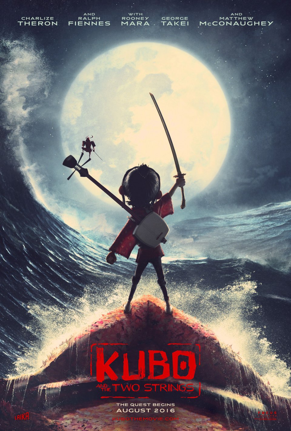 Kubo and the Two Strings: il poster del film