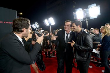 The Hateful Eight: Quentin Tarantino alla premiere insieme all'amico Eli Roth
