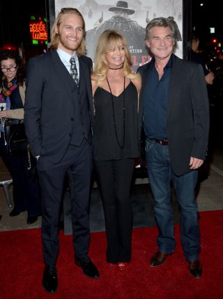 The Hateful Eight: Kurt Russell alla premiere col figlio Wyatt Russell e Goldie Hawn