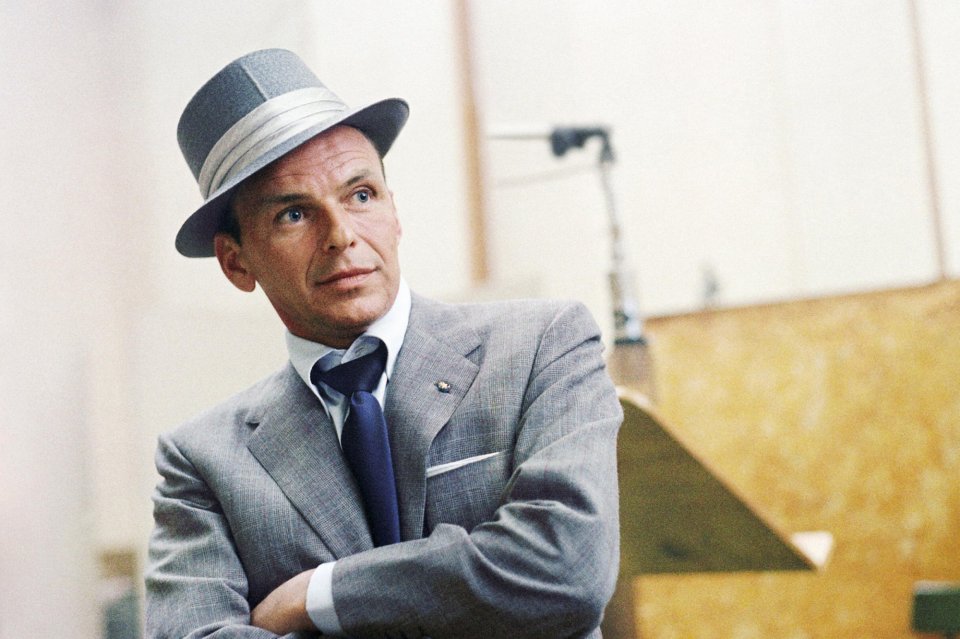 L'attore e contante Frank Sinatra