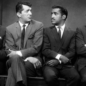 Il rat pack: Frank Sinatra, Sammy Davis e Dean Martin