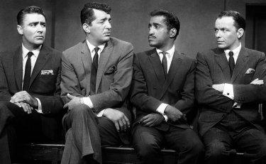 Il rat pack: Frank Sinatra, Sammy Davis e Dean Martin