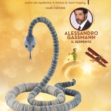 Il Piccolo Principe - Il character poster del Serpente, doppiato da Alessandro Gassman