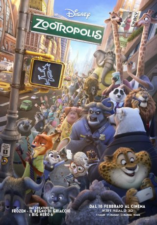 Zootropolis - manifesto italiano del film