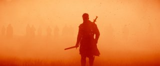 Macbeth: una suggestiva immagine con la figura di Michael Fassbender in silhouette