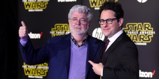 Star Wars: il risveglio della forza - J.J. Abrams e George Lucas alla premiere