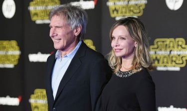 Star Wars: il risveglio della forza - Harrison Ford con la moglie Calista Flockhart alla premiere