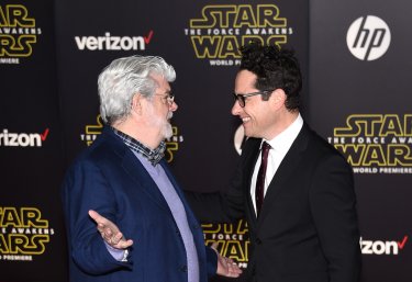 Star Wars: il risveglio della Forza - J.J Abrams e George Lucas alla premiere