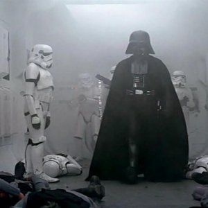 Guerre stellari: una scena con David Prowse