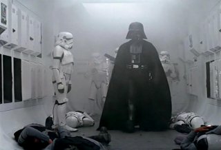 Guerre stellari: una scena con David Prowse
