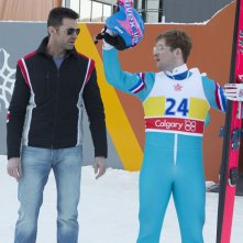 Eddie the Eagle: Hugh Jackman e Taron Egerton insieme sulla neve