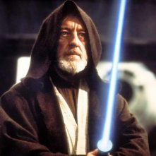 Alec Guinness è Obi-Wan Kenobi in Guerre Stellari