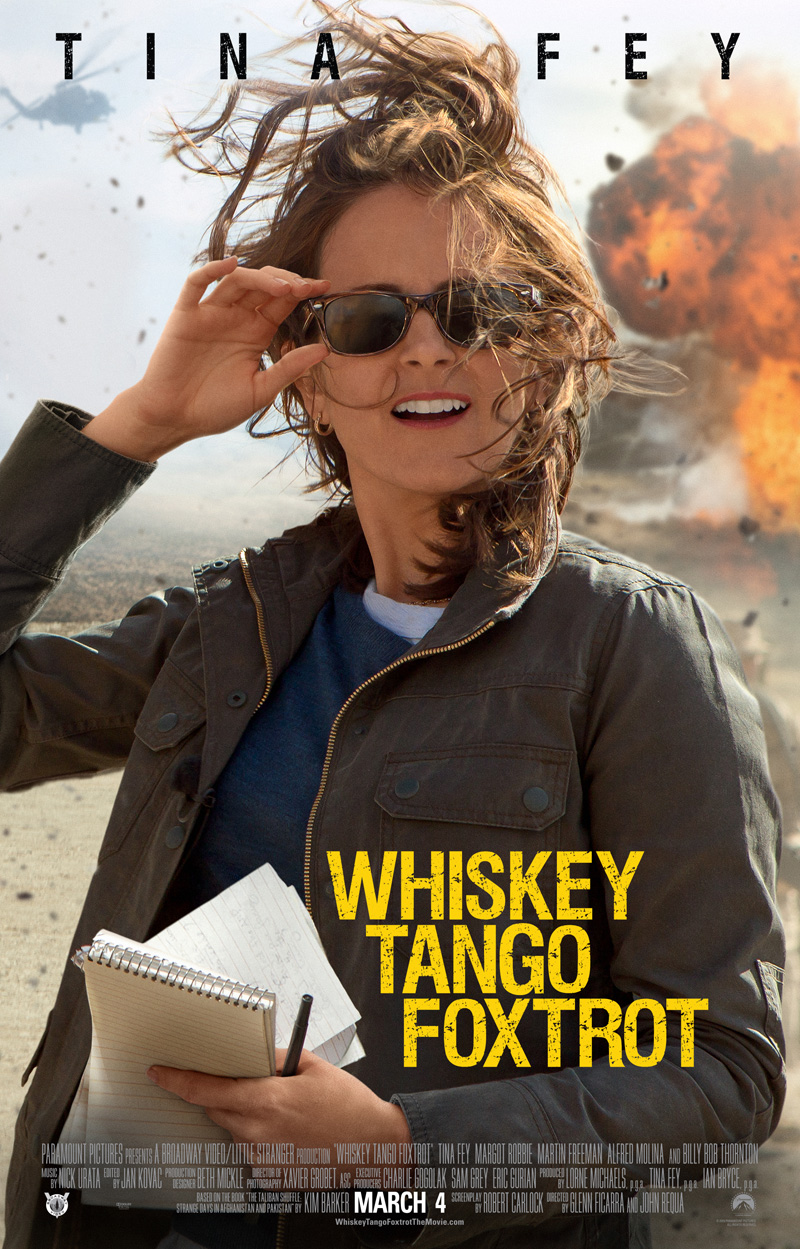 Whiskey Tango Foxtrot: il poster ufficiale del film
