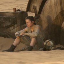 Star Wars: Il risveglio della Forza, una scena con Daisy Ridley