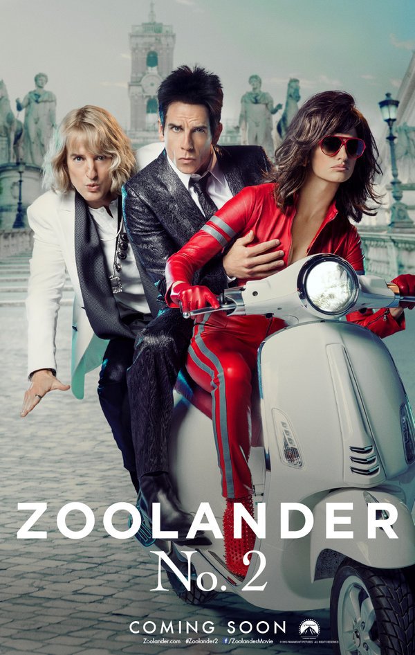 Zoolander 2 - Un nuovo ammiccante poster