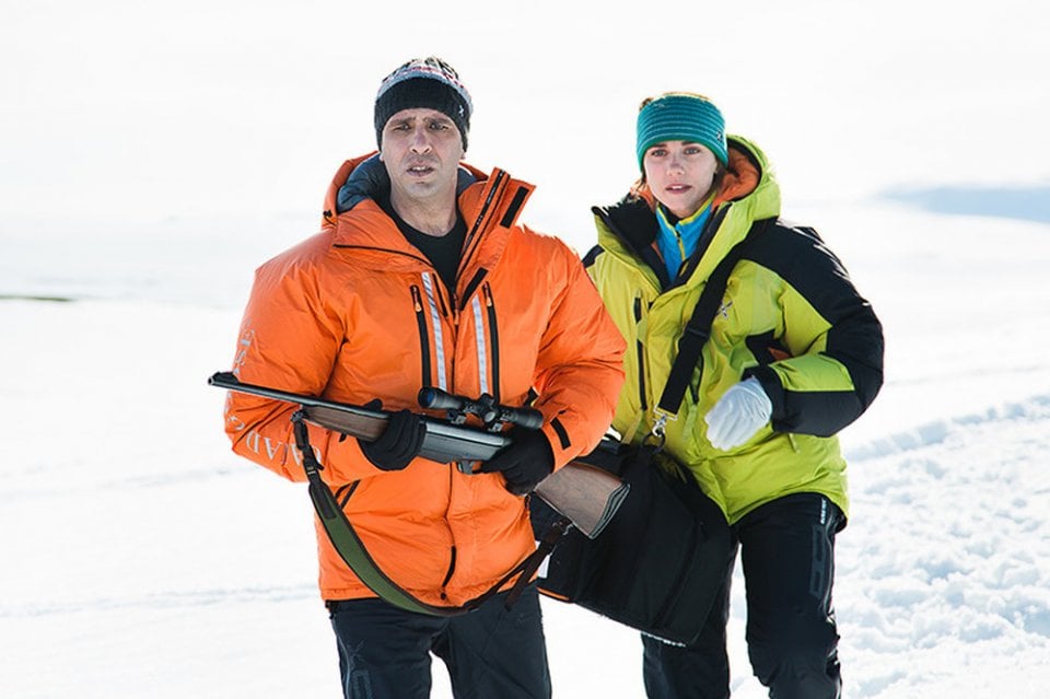 Quo vado?: Checco Zalone ed Eleonora Giovanardi in una scena del film sulla neve