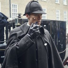 Sherlock - L'abominevole sposa: Benedict Cumberbatch in una scena dell'episodio tv speciale