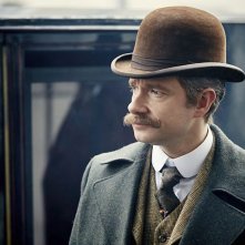 Sherlock - L'abominevole sposa: Martin Freeman in una scena dell'episodio tv speciale