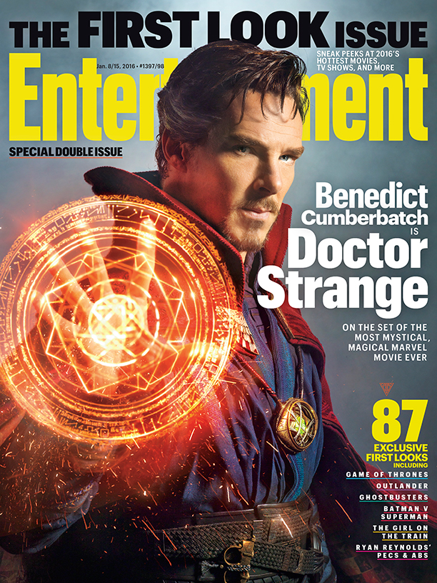 Benedict Cumberbatch è Doctor Strange sulla cover di EW