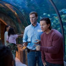 Daddy's Home: Will Ferrell e Mark Wahlberg in una scena del film