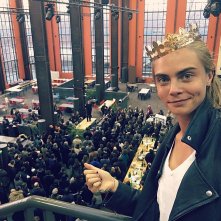 Valerian and the City of a Thousand Planets: l'attrice Cara Delevingne sul set