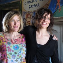 La pazza gioia: Valeria Bruni Tedeschi e Micaela Ramazzotti sul set