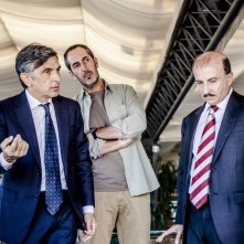 Se mi lasci non vale - Salemme con Buccirosso e Calabresi sul set 