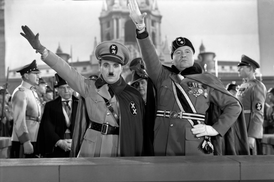 Charlie Chaplin ne Il grande dittatore